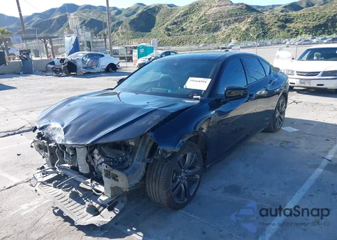 2021 Acura Tlx A-Spec Package из США, поврежденный, VIN 19UUB5F53MA000118